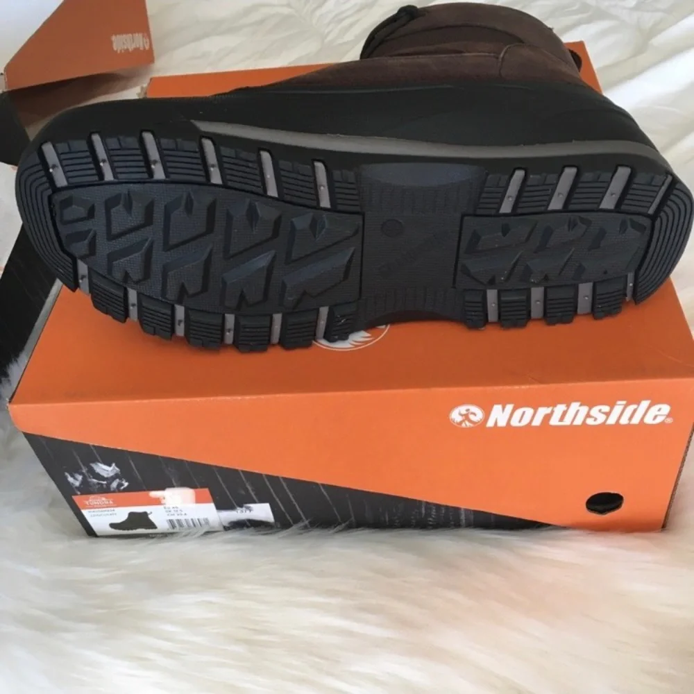 NEW Northside Tundra Men’s Winter Leather Polar Hiking Snow Boots